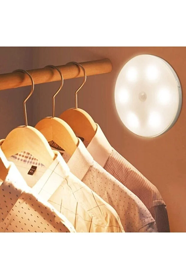  Hareket Sensörlü Led Lamba – Mıknatıslı & Şarjlı, Kablosuz Aydınlatma